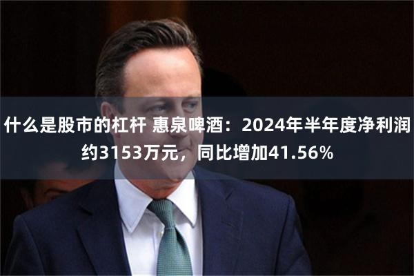 什么是股市的杠杆 惠泉啤酒：2024年半年度净利润约3153万元，同比增加41.56%