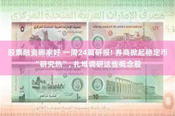 股票融资哪家好 一周24篇研报! 券商掀起稳定币“研究热”, 扎堆调研这些概念股