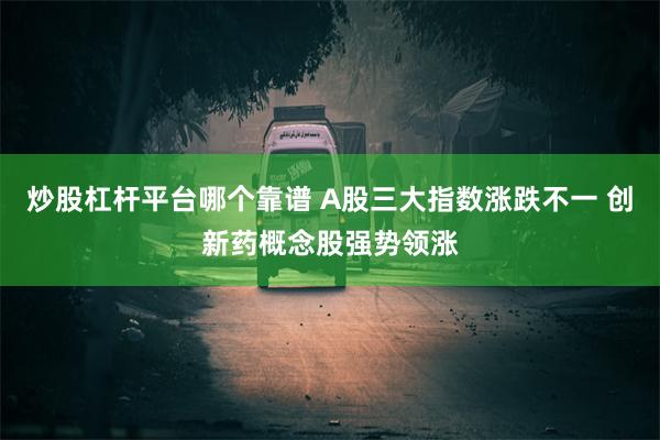 炒股杠杆平台哪个靠谱 A股三大指数涨跌不一 创新药概念股强势领涨
