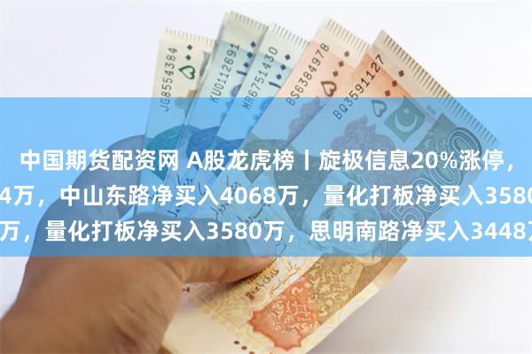 中国期货配资网 A股龙虎榜丨旋极信息20%涨停，游资成都系净买入4954万，中山东路净买入4068万，量化打板净买入3580万，思明南路净买入3448万